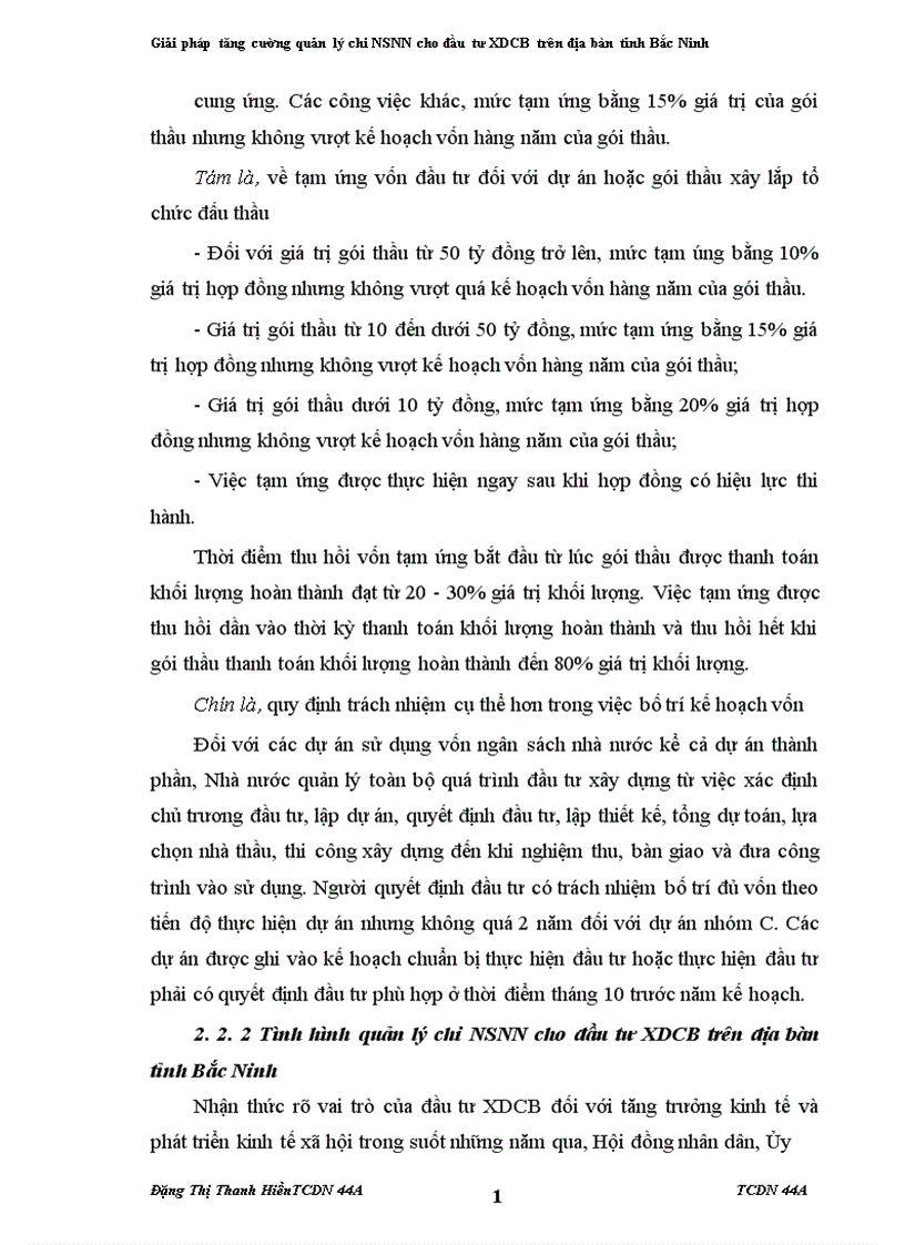 image for page Giải pháp tăng cường quản lý chi Ngân sách Nhà nước cho đầu tư XDCB trên địa bàn tỉnh Bắc Ninh