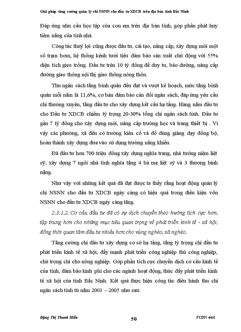 image for page Giải pháp tăng cường quản lý chi Ngân sách Nhà nước cho đầu tư XDCB trên địa bàn tỉnh Bắc Ninh