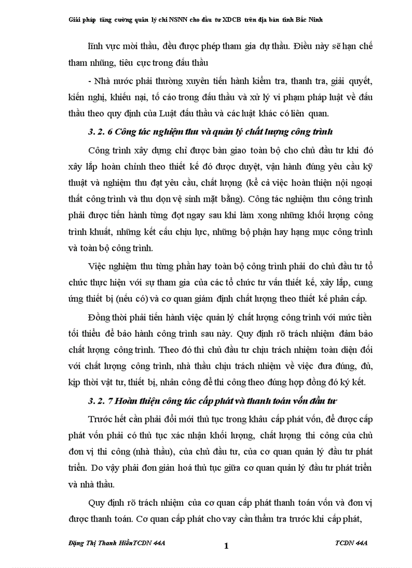 image for page Giải pháp tăng cường quản lý chi Ngân sách Nhà nước cho đầu tư XDCB trên địa bàn tỉnh Bắc Ninh