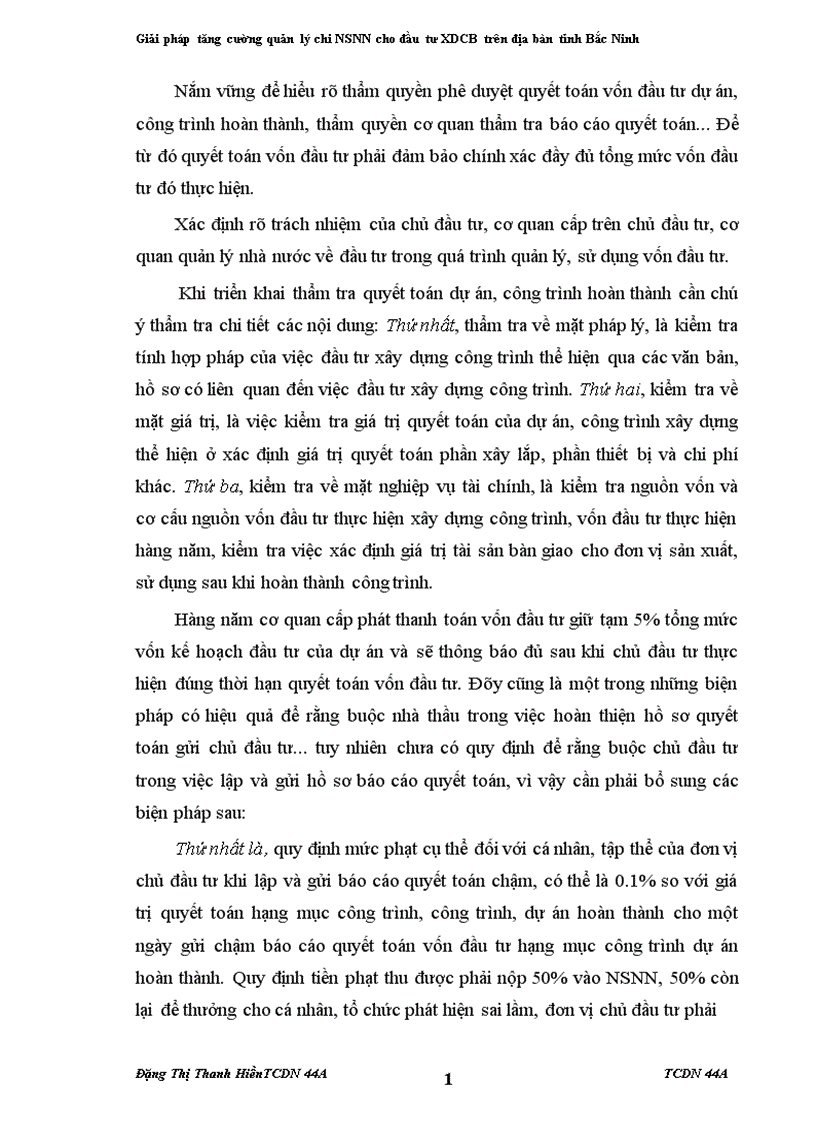 image for page Giải pháp tăng cường quản lý chi Ngân sách Nhà nước cho đầu tư XDCB trên địa bàn tỉnh Bắc Ninh