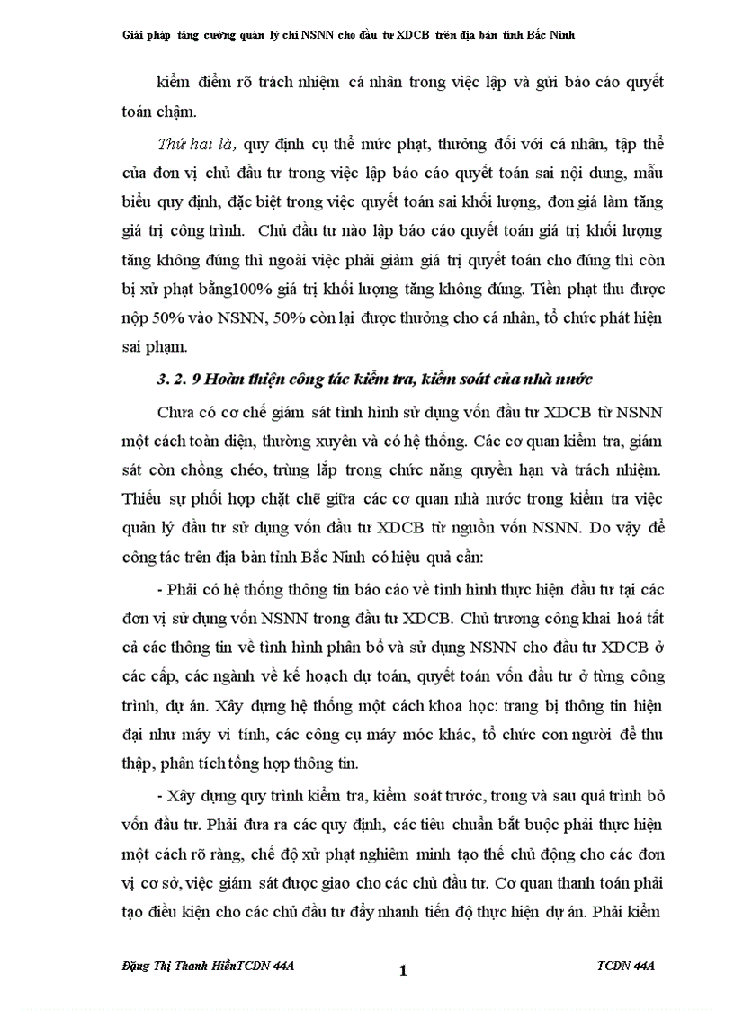 image for page Giải pháp tăng cường quản lý chi Ngân sách Nhà nước cho đầu tư XDCB trên địa bàn tỉnh Bắc Ninh