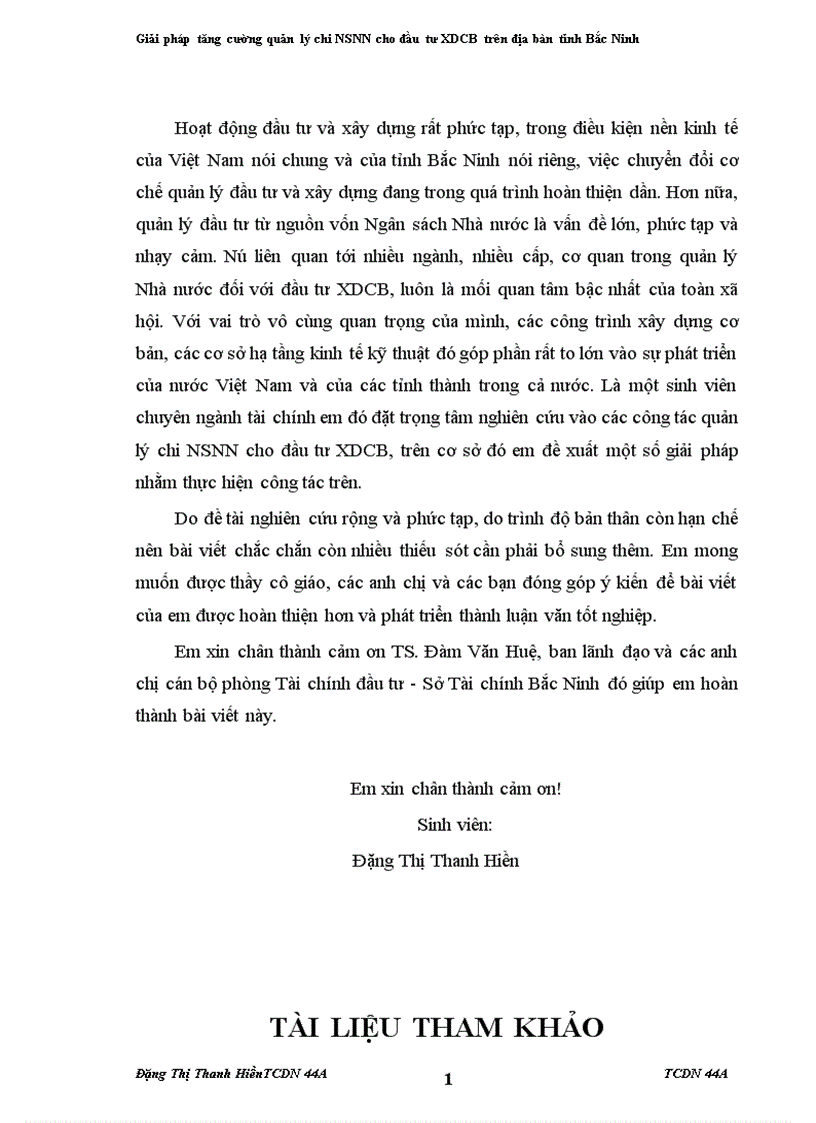 image for page Giải pháp tăng cường quản lý chi Ngân sách Nhà nước cho đầu tư XDCB trên địa bàn tỉnh Bắc Ninh