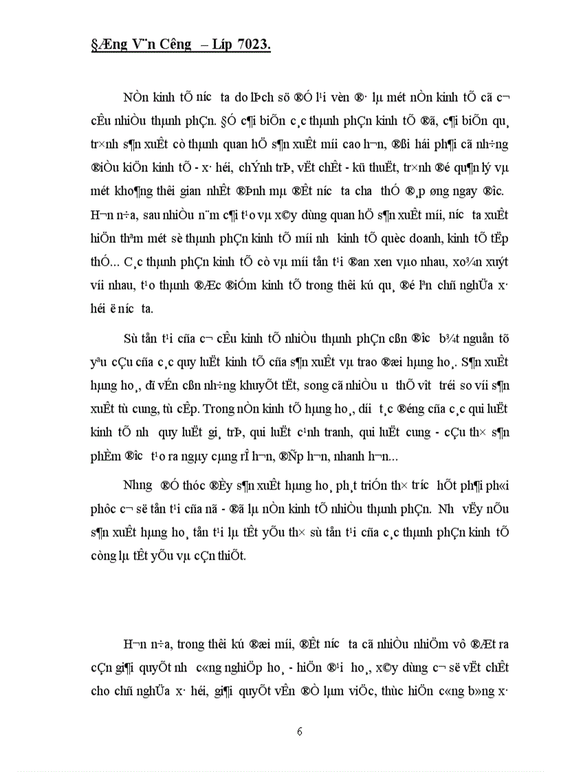 image for page Cơ cấu kinh tế nhiều thành phần trong thời kỳ quá độ lên CNXH ở Việt Nam 1