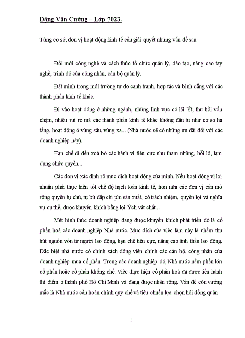 image for page Cơ cấu kinh tế nhiều thành phần trong thời kỳ quá độ lên CNXH ở Việt Nam 1