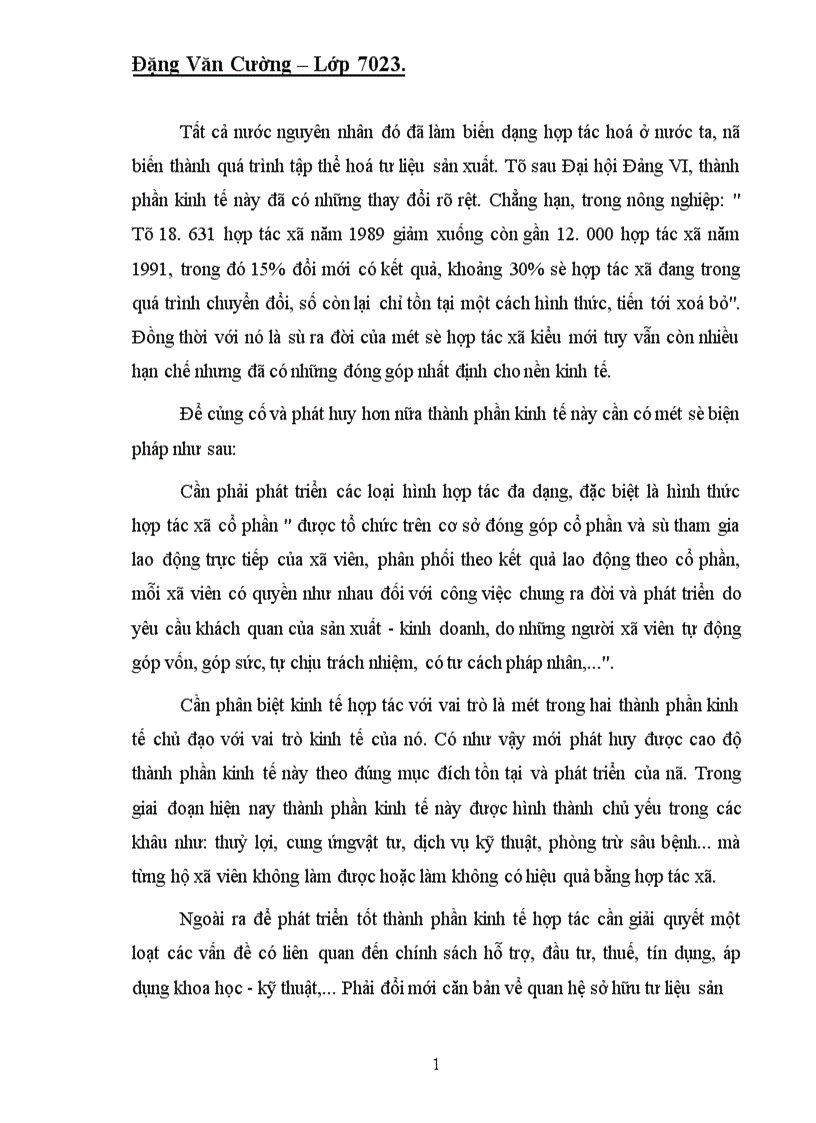 image for page Cơ cấu kinh tế nhiều thành phần trong thời kỳ quá độ lên CNXH ở Việt Nam 1