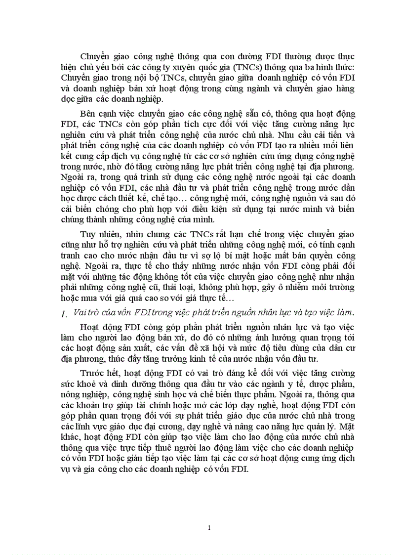 image for page Vai trò của đầu tư trực tiếp nước ngoài trong việc thúc đẩy tăng trưởng kinh tế ở Việt Nam