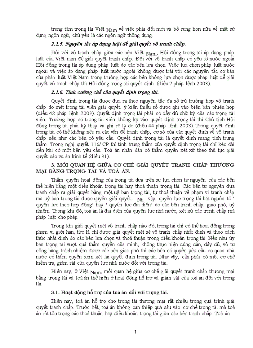 image for page Giải quyết tranh chấp thương mại bằng trọng tài ở Việt Nam