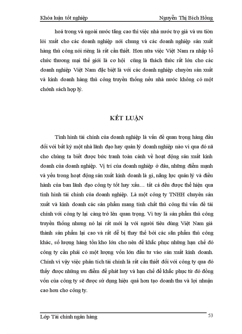 image for page Phân tích hoạt động tài chính ở Công ty TNHH Bàn Tay Việt 1