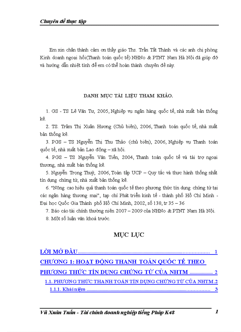 image for page Giải pháp mở rộng hoạt động thanh toán quốc tế theo phương thức tín dụng chứng tù tại Ngân hàng Nông nghiệp và phát triển Nông thôn chi nhánh Nam Hà Nội