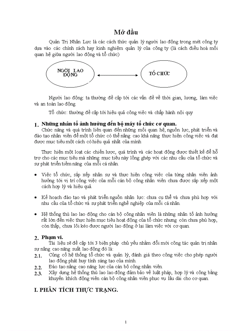 image for page Tổ chức bộ máy quản lý nhân lực