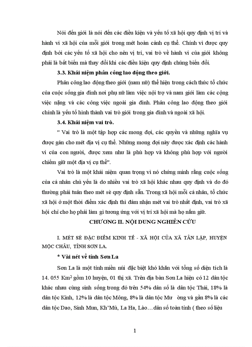 image for page Tìm hiểu vai trò của người vợ và người chồng trong hoạt động lao động sản xuất nông nghiệp và nội trợ tại các gia đình dân tộc Thái x Tân Lập Huyện Mộc Châu tỉnh Sơn La