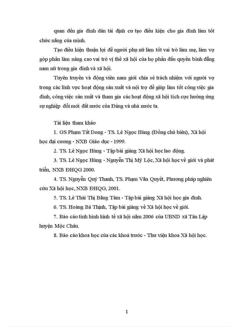 image for page Tìm hiểu vai trò của người vợ và người chồng trong hoạt động lao động sản xuất nông nghiệp và nội trợ tại các gia đình dân tộc Thái x Tân Lập Huyện Mộc Châu tỉnh Sơn La