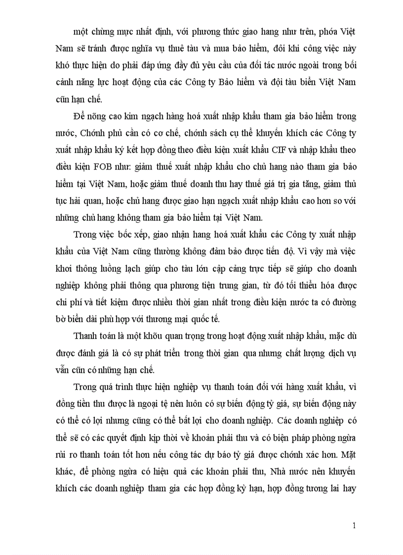 image for page Phân tích thực trạng và kiến nghị một số giải pháp hoàn thiện nghiệp vụ thực hiện hợp đồng xuất khẩu tại Cụng ty dệt len Mựa Đông