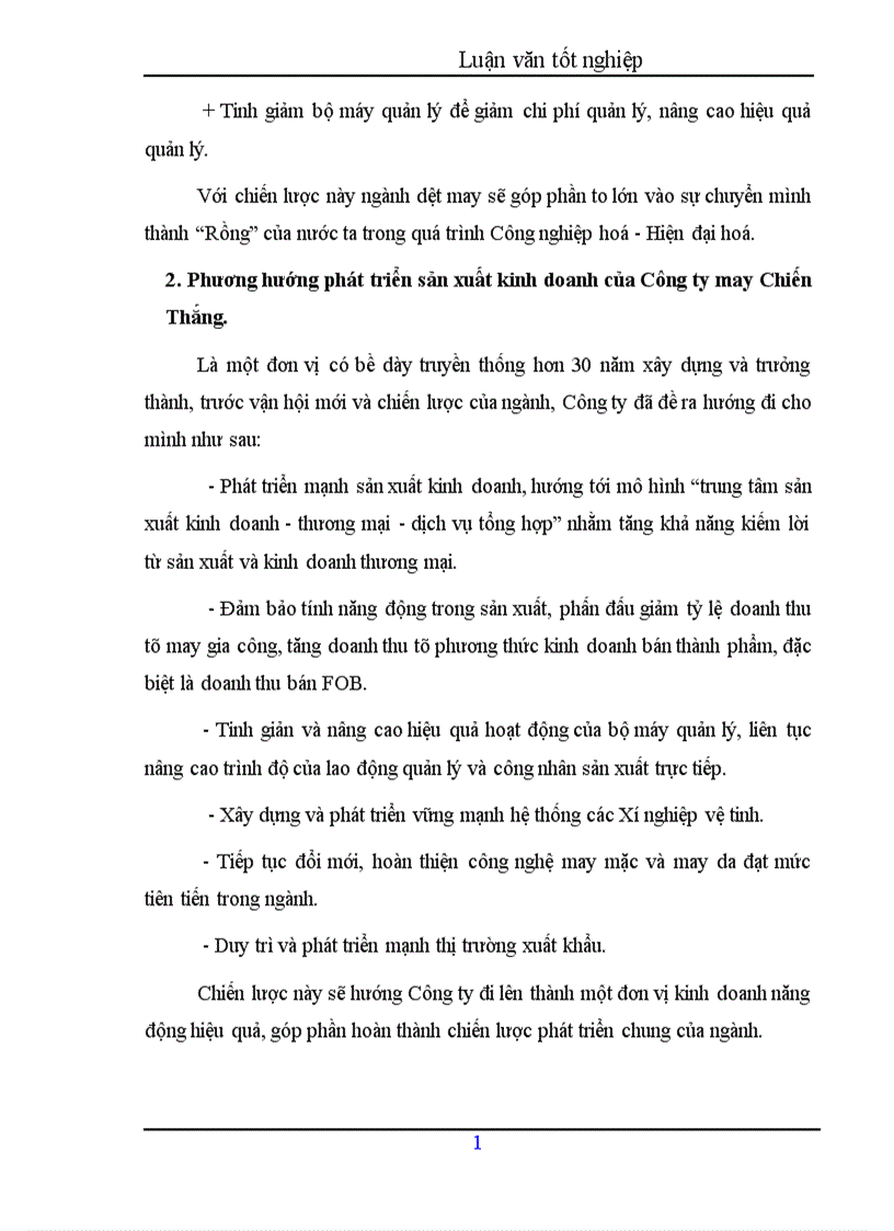 image for page Giải pháp hoàn thiện quản lý và nâng cao hiệu quả sử dung tài sản cố định ở Công ty may Chiến Thắng