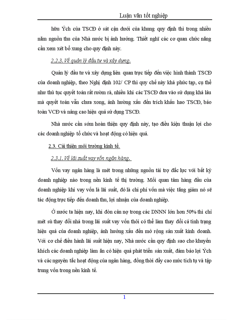 image for page Giải pháp hoàn thiện quản lý và nâng cao hiệu quả sử dung tài sản cố định ở Công ty may Chiến Thắng