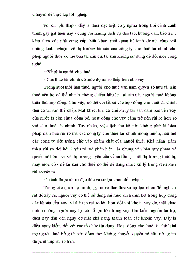 image for page Hoàn thiện công tác thẩm định tài chính dự án tại công ty cho thuê tài chính I NHN0 PTNT 1