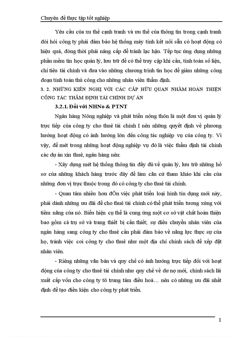 image for page Hoàn thiện công tác thẩm định tài chính dự án tại công ty cho thuê tài chính I NHN0 PTNT 1