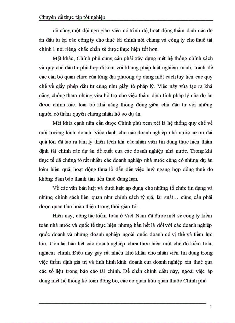 image for page Hoàn thiện công tác thẩm định tài chính dự án tại công ty cho thuê tài chính I NHN0 PTNT 1