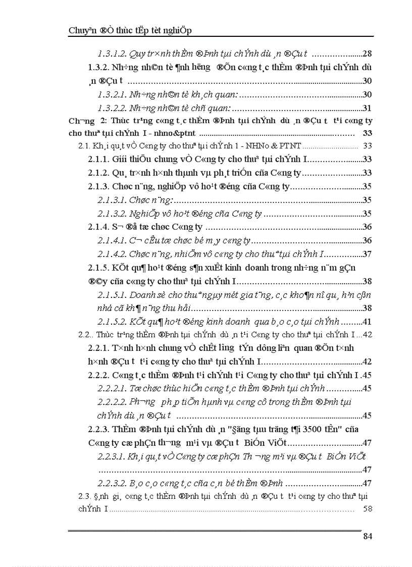 image for page Hoàn thiện công tác thẩm định tài chính dự án tại công ty cho thuê tài chính I NHN0 PTNT 1