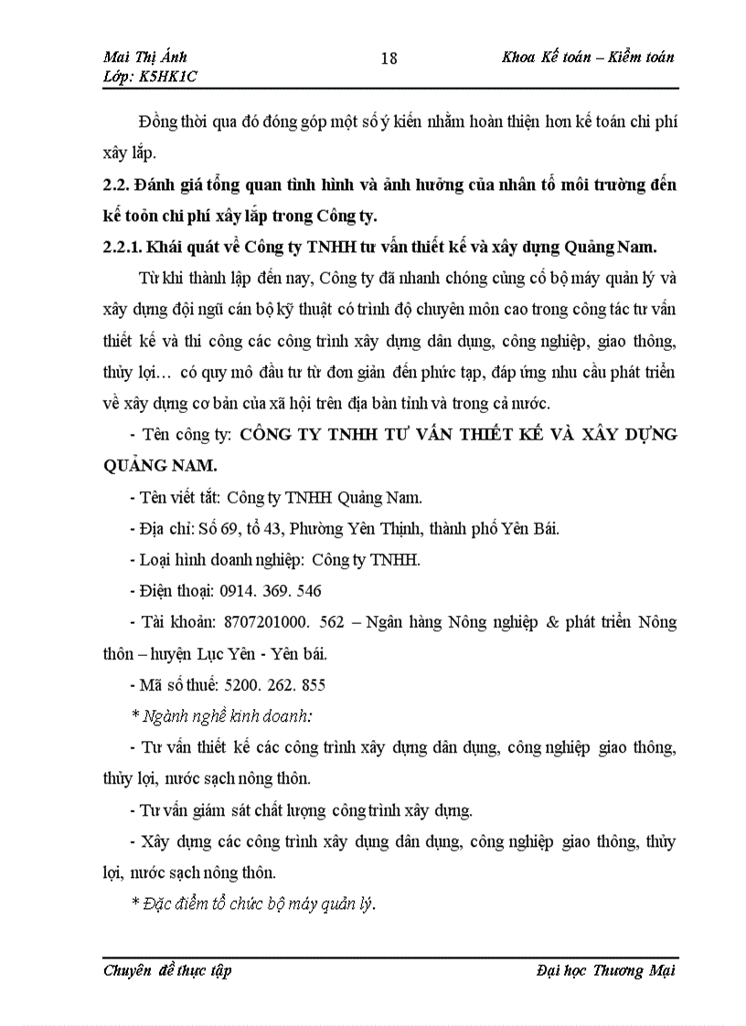 image for page Kế toán chi phí xây lắp công trình Trường tiểu học Giới Phiên 1