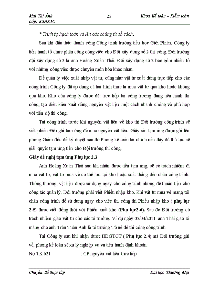 image for page Kế toán chi phí xây lắp công trình Trường tiểu học Giới Phiên 1