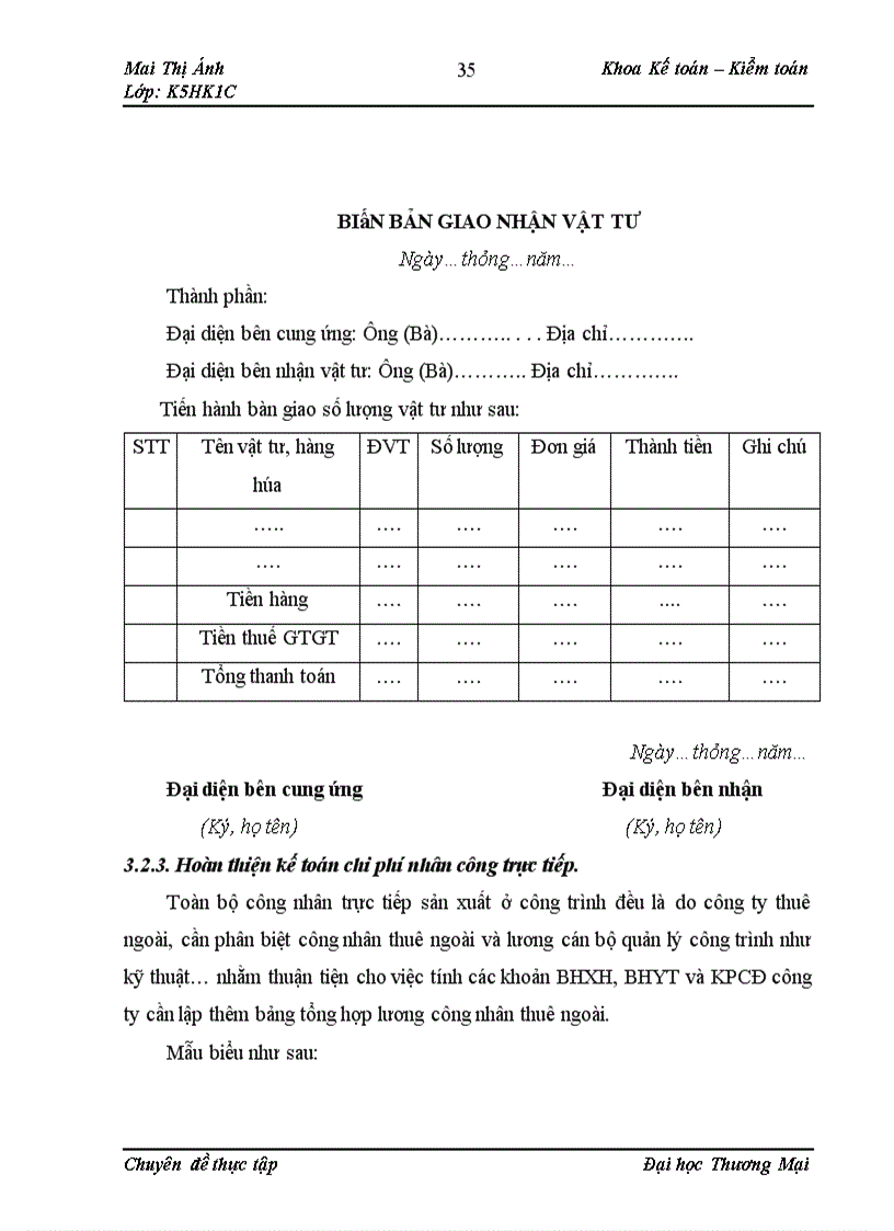 image for page Kế toán chi phí xây lắp công trình Trường tiểu học Giới Phiên 1