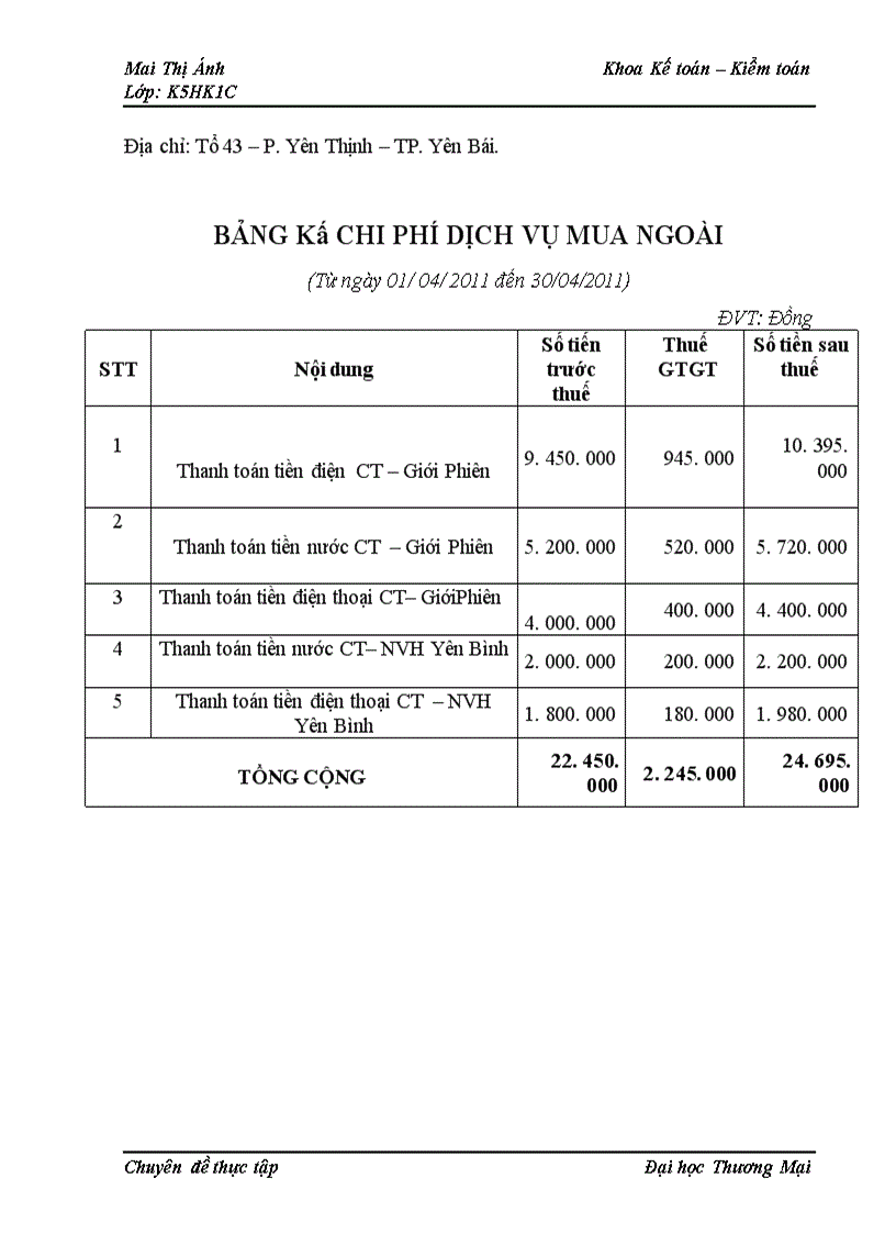 image for page Kế toán chi phí xây lắp công trình Trường tiểu học Giới Phiên 1