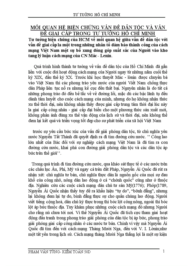 image for page Mối quan hệ biện chứng giữa vấn đề dân tộc và vấn đề giai cấp trong tư tưởng Hồ Chí Minh 1