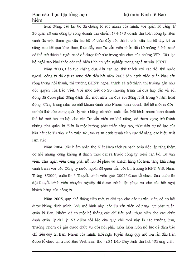 image for page Báo cáo thực tập tổng hợp tại Công ty Bảo Việt nhân thọ Hà Nội