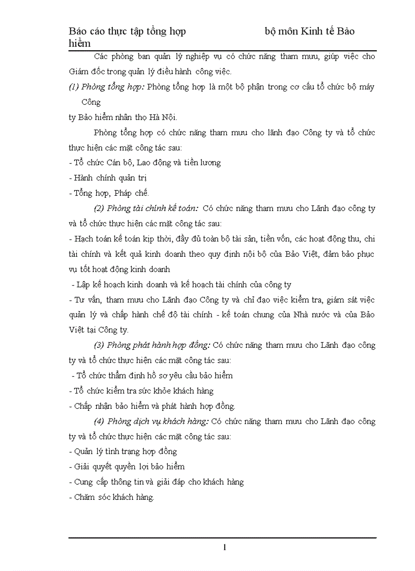 image for page Báo cáo thực tập tổng hợp tại Công ty Bảo Việt nhân thọ Hà Nội