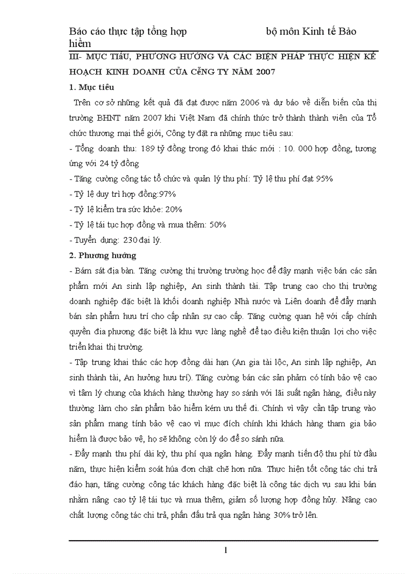 image for page Báo cáo thực tập tổng hợp tại Công ty Bảo Việt nhân thọ Hà Nội