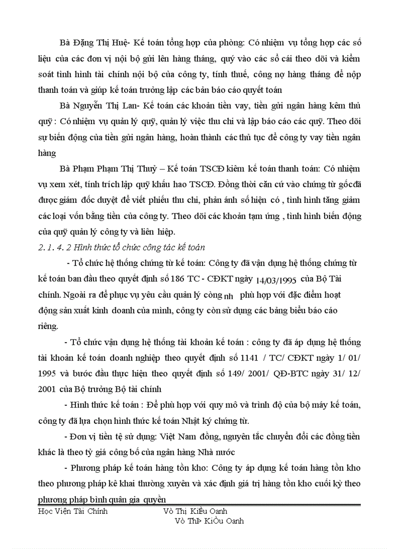 image for page Tổ chức công tác TSCĐ và phân tích tình hình quản lý trang bị và sử dụng TSCĐ ở Công ty S X XNK xe đạp xe máy Hà Nội 1