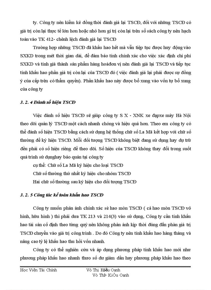 image for page Tổ chức công tác TSCĐ và phân tích tình hình quản lý trang bị và sử dụng TSCĐ ở Công ty S X XNK xe đạp xe máy Hà Nội 1