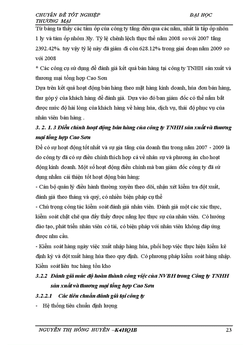 image for page Hoàn thiện công tác kiểm soát bán hàng tại công ty TNHH sản xuất và thương mại tổng hợp Cao Sơn 1