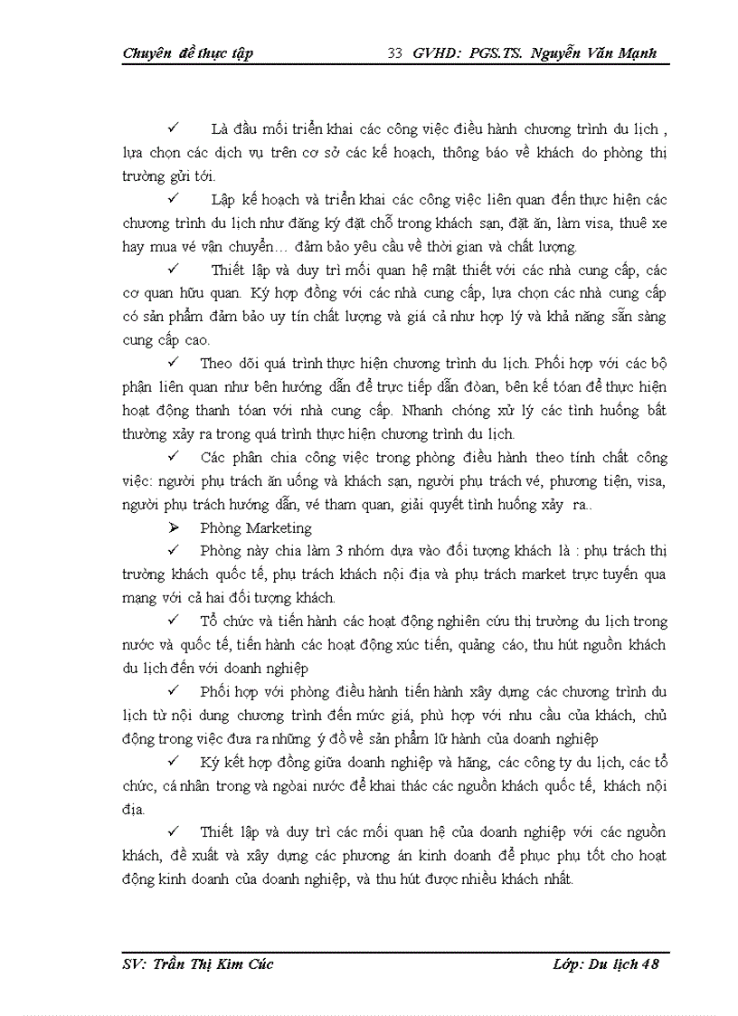 image for page quản trị hoạt động hướng dẫn du lịch tại công ty Nam Thái 1
