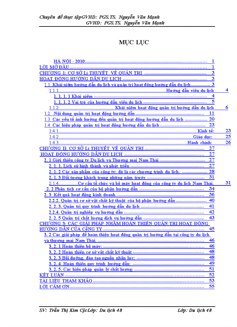 image for page quản trị hoạt động hướng dẫn du lịch tại công ty Nam Thái 1