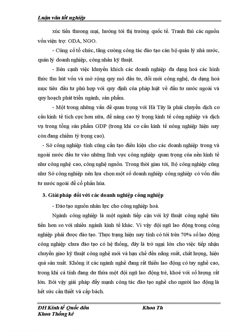 image for page Vận dụng một số phương pháp thống kê để phân tích tình hình phát triển công nghiệp trên địa bàn Hà Tây thời kỳ 2000 2005 và dự đoán đến năm 2007 1