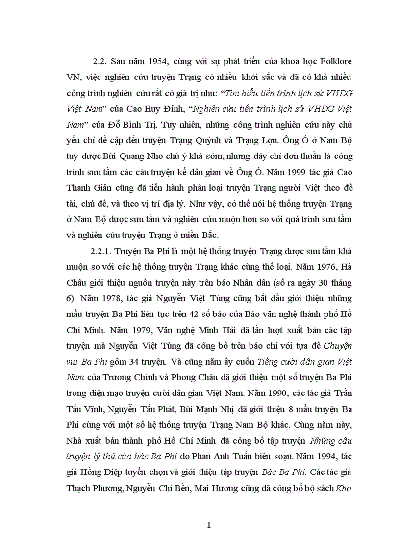 image for page Đặc điểm nội dung của truyện Bác Ba Phi