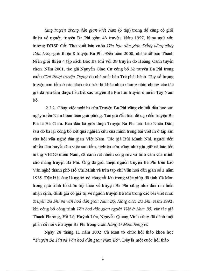 image for page Đặc điểm nội dung của truyện Bác Ba Phi