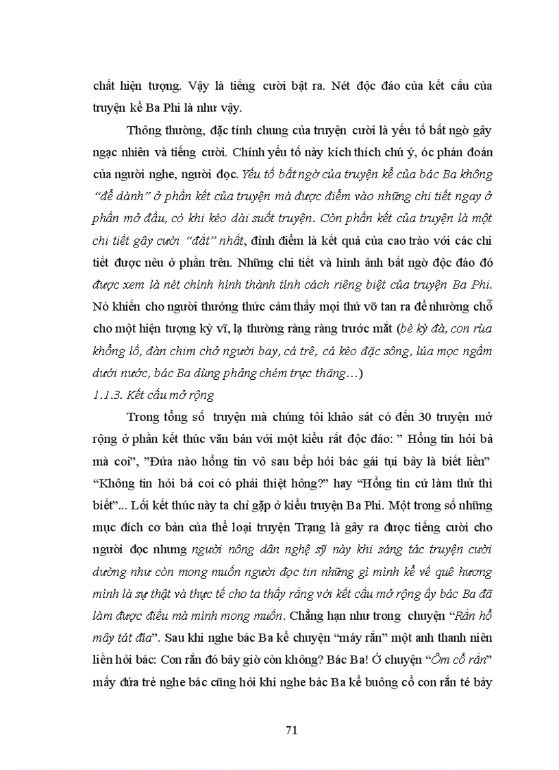 image for page Đặc điểm nội dung của truyện Bác Ba Phi