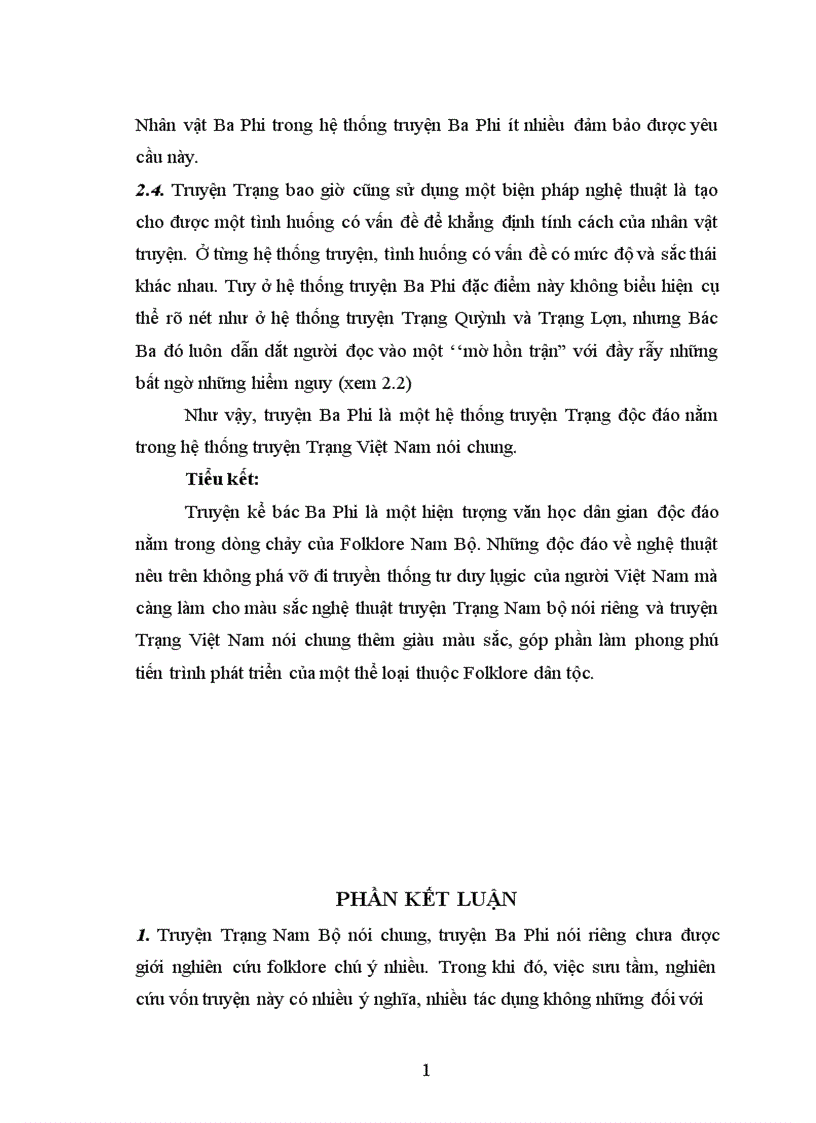 image for page Đặc điểm nội dung của truyện Bác Ba Phi