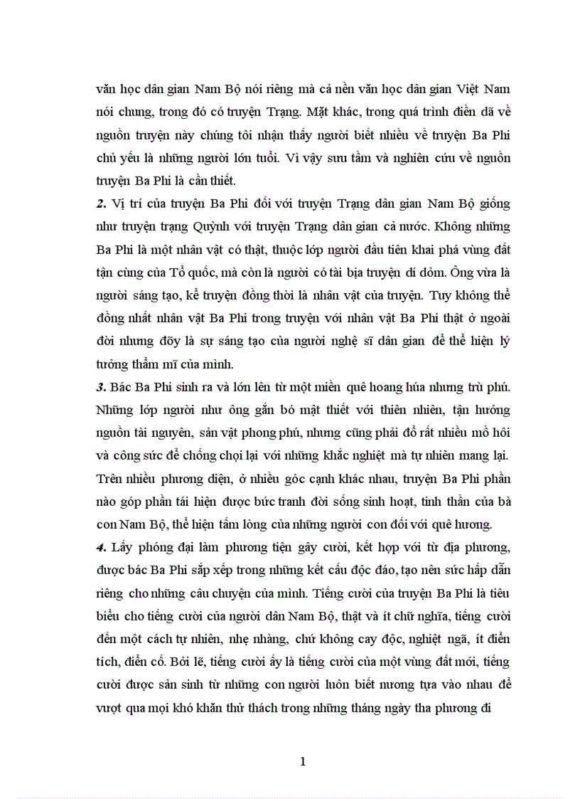 image for page Đặc điểm nội dung của truyện Bác Ba Phi