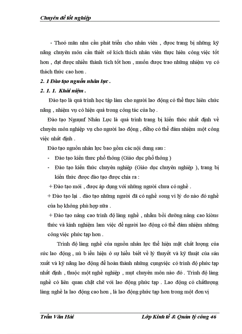 image for page Thực trạng về đào tạo và phát triển nguồn nhân lực của công ty techconvina 1