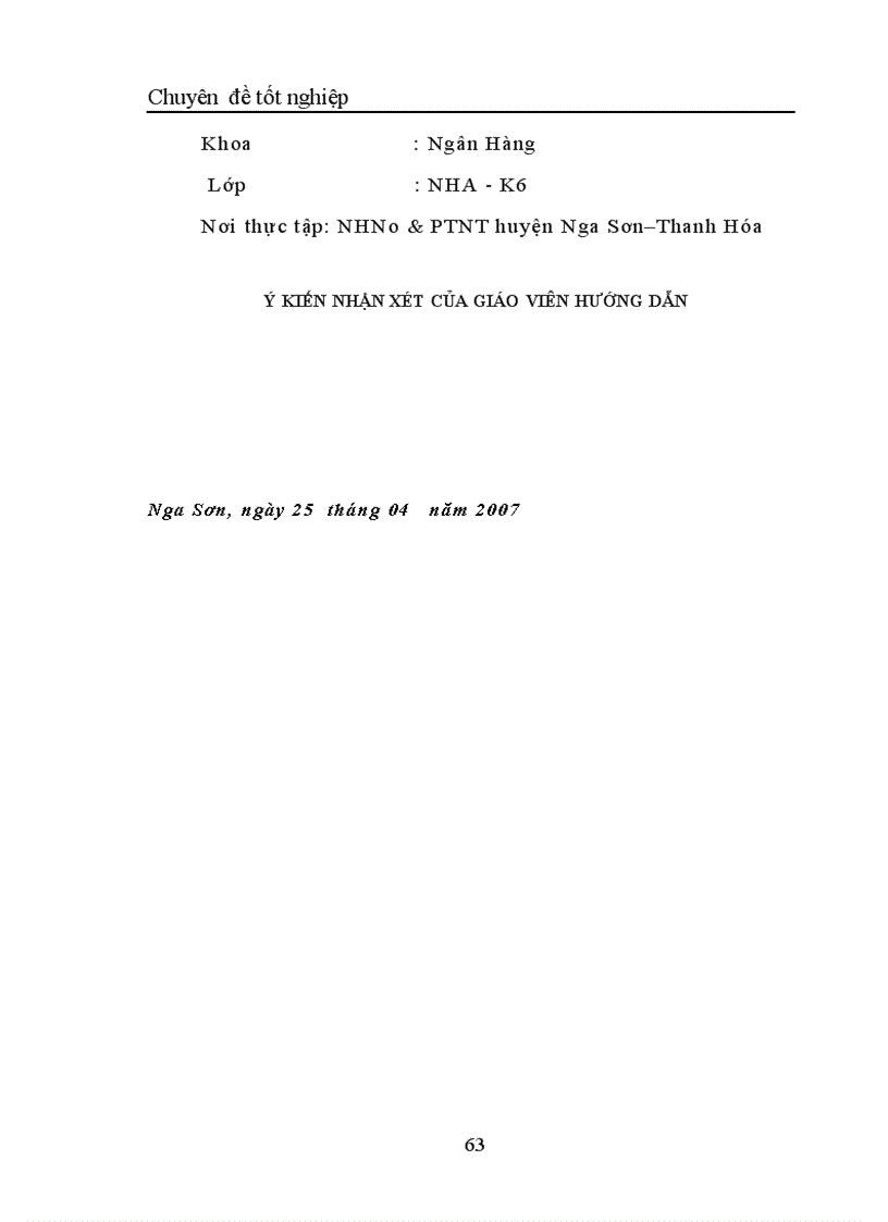 image for page Một số giải pháp nhằm nâng cao chất lượng tín dụng đối với hộ sản xuất tại NHNNo PTNT huyện Nga Sơn Thanh Hóa 1