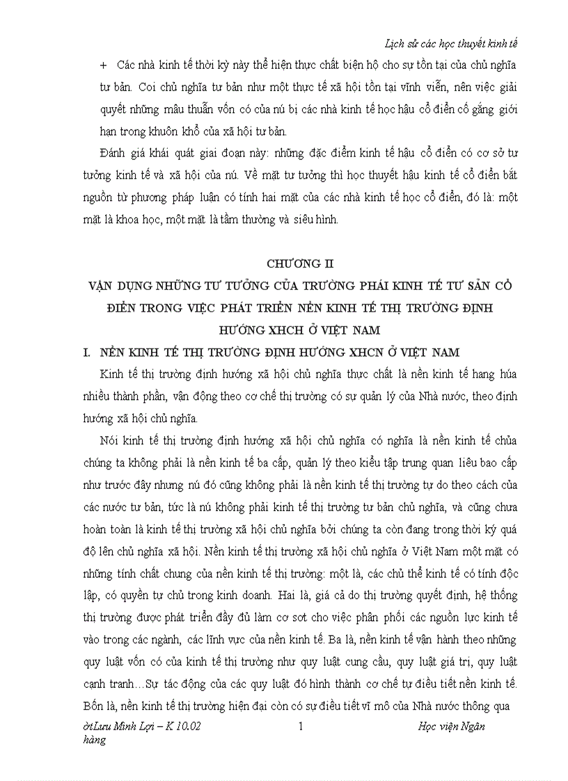 image for page Từ phân tích các giai đoạn phát triển và đặc điểm của kinh tế chính trị tư sản cổ điển có thể áp dụng những vấn đề gì trong phát triển nền kinh tế thị trường định hướng xhcn ở việt nam 1