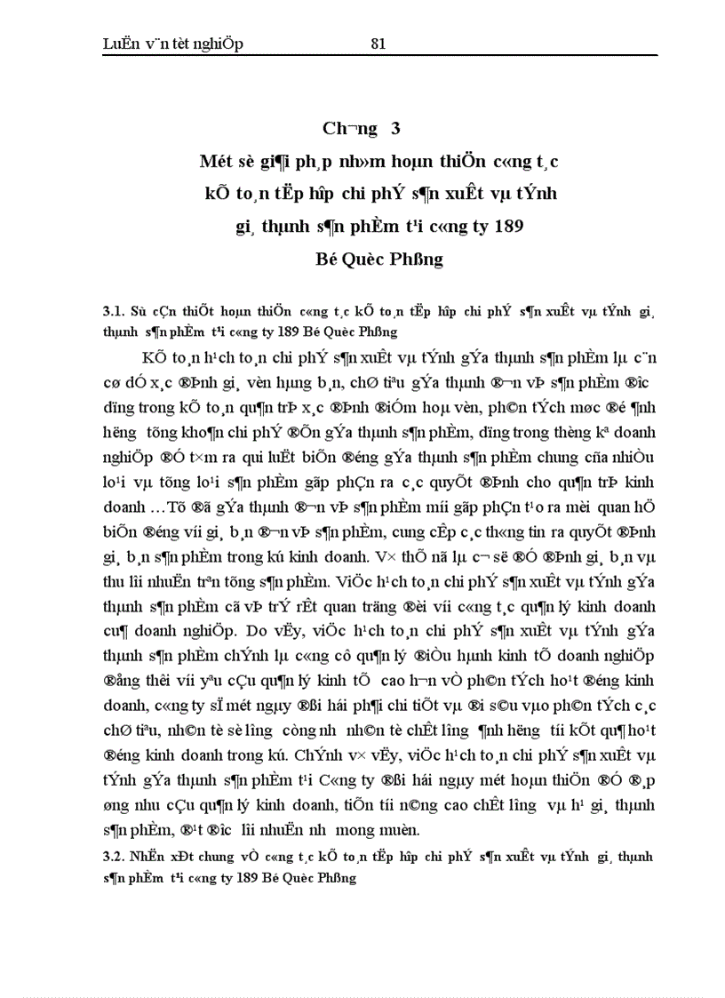 image for page Hoàn thiện công tác kế toán tập hợp chi phí sản xuất và tính giá thành sản phẩm tại công ty 189 Bộ Quốc Phòng 1