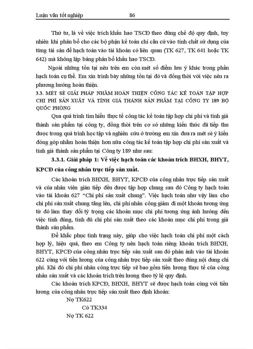 image for page Hoàn thiện công tác kế toán tập hợp chi phí sản xuất và tính giá thành sản phẩm tại công ty 189 Bộ Quốc Phòng 1