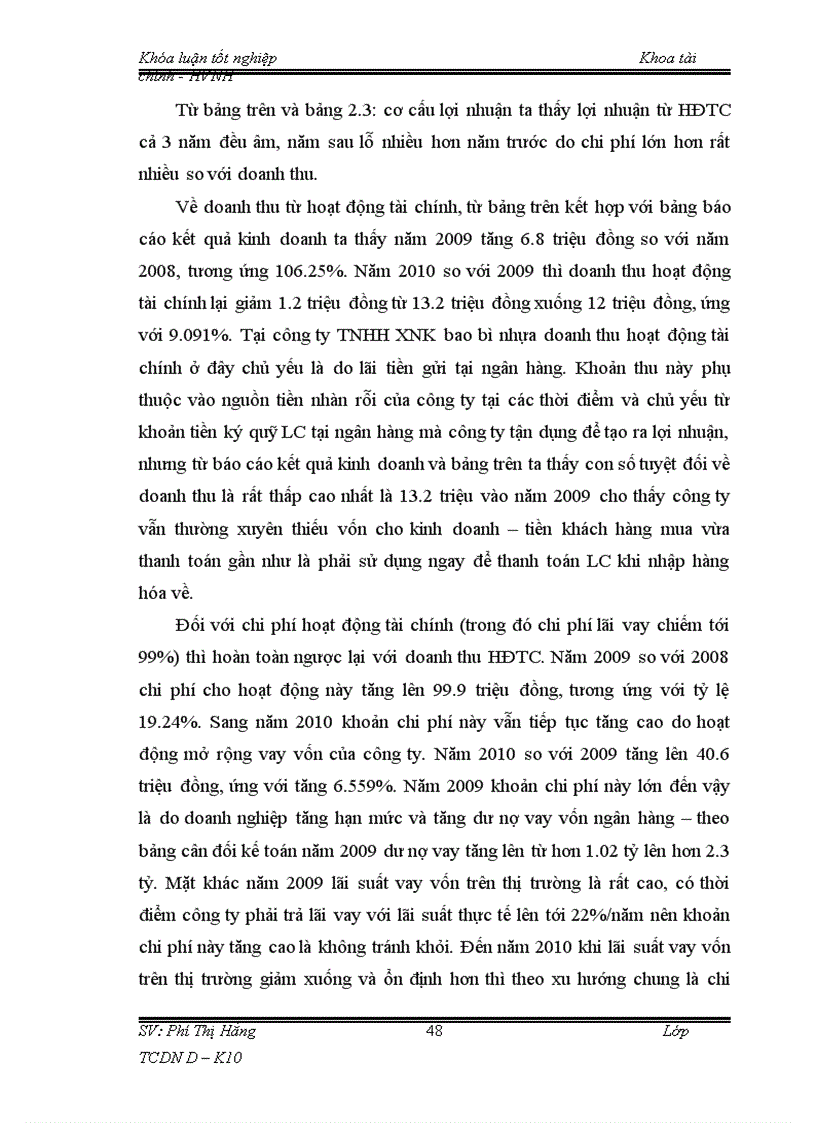 image for page Giải pháp nâng cao lợi nhuận tại Công ty TNHH XNK bao bì nhựa