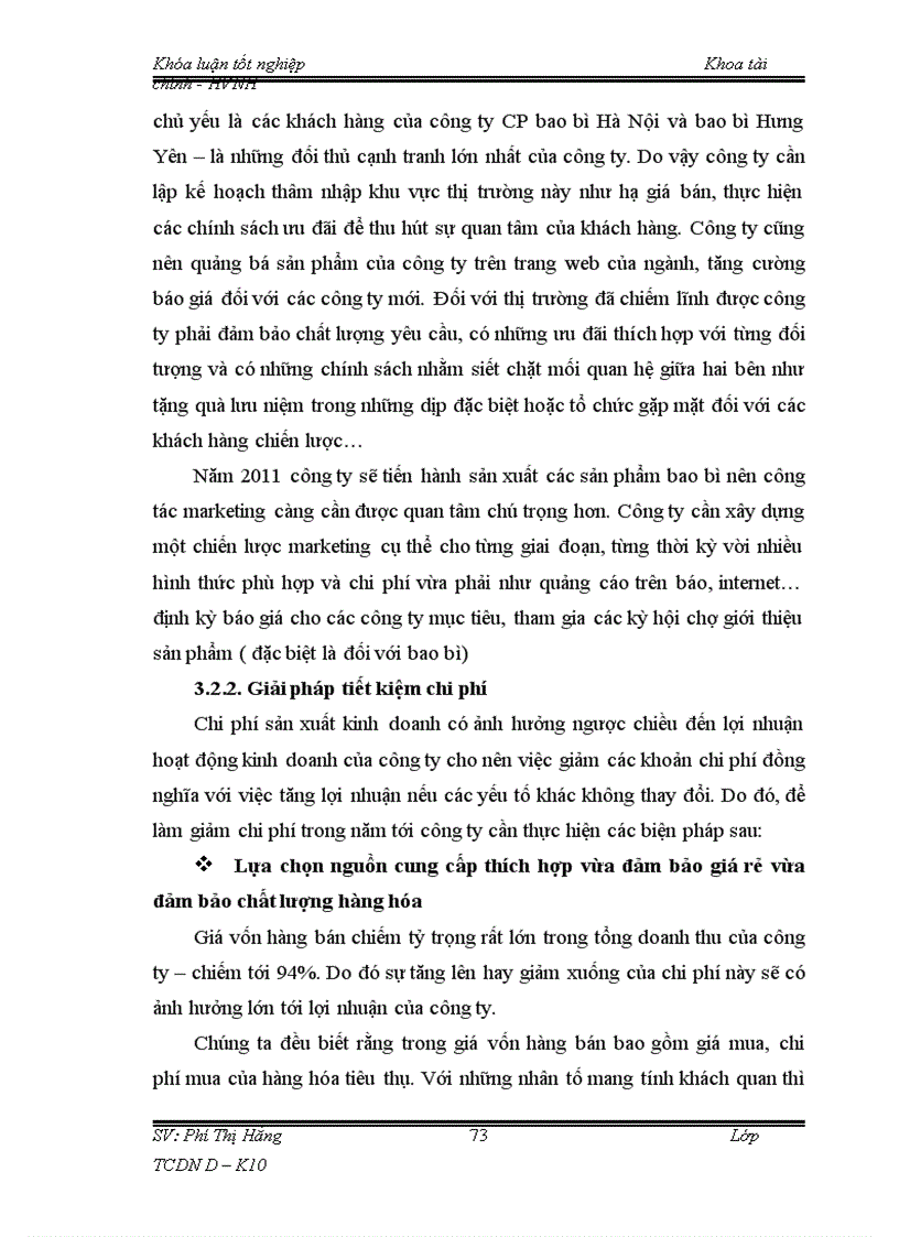 image for page Giải pháp nâng cao lợi nhuận tại Công ty TNHH XNK bao bì nhựa
