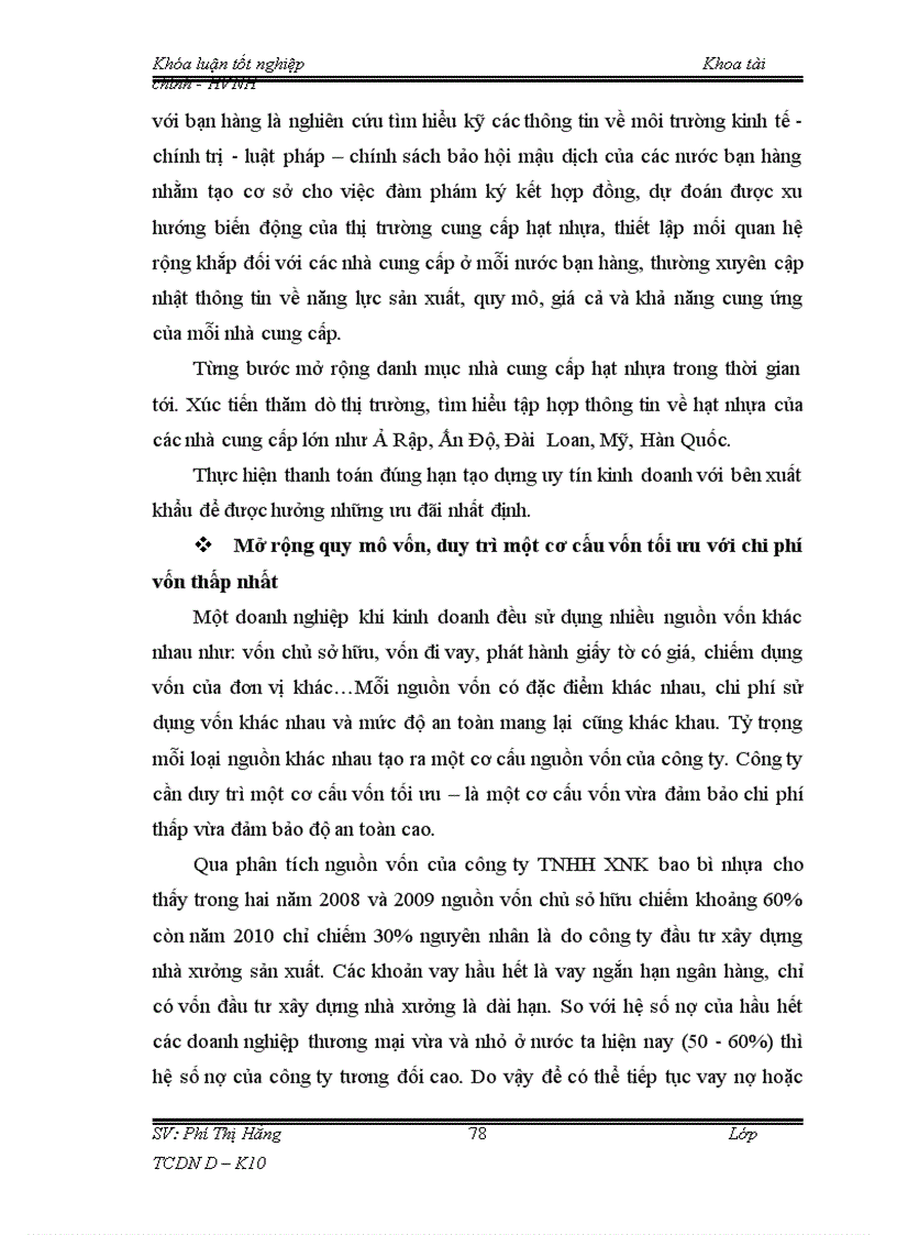 image for page Giải pháp nâng cao lợi nhuận tại Công ty TNHH XNK bao bì nhựa